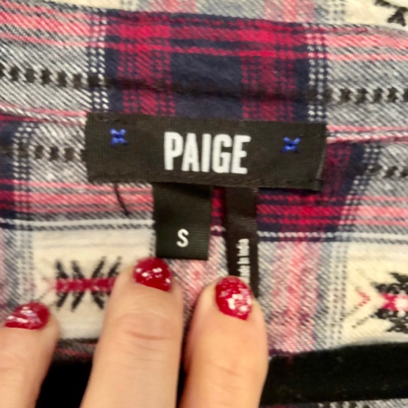 PAIGE button down top - Picture 3 of 3